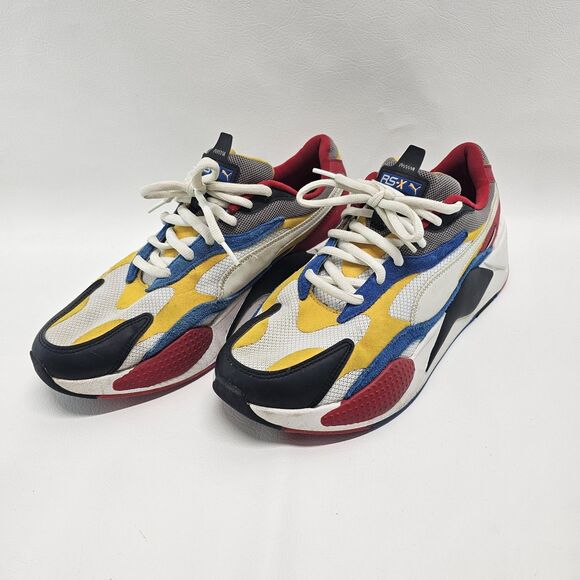 PUMA RS-X Sneakers Men’s US 12 Multicolor Bold Retro Mesh Suede Comfort - Picture 2 of 10